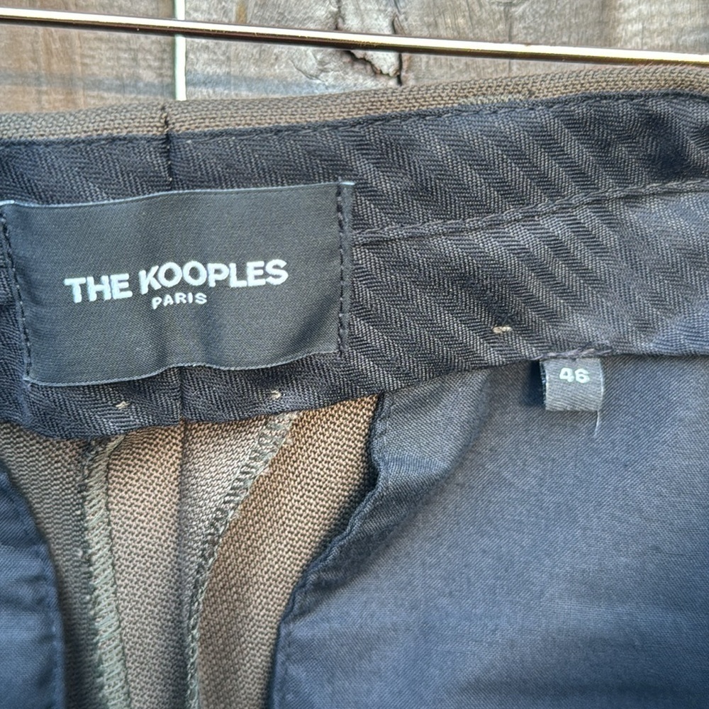 The Kooples olive green slacks, size 46 (US 10) - Picture 4 of 5